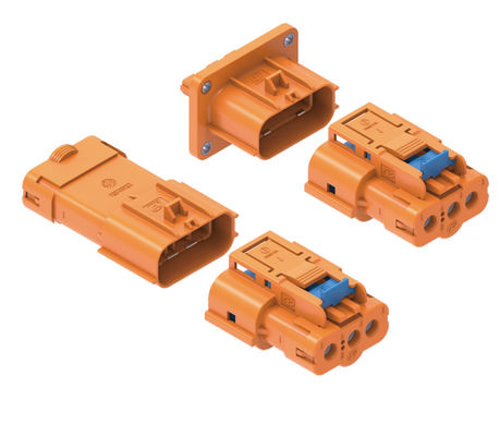 Neopower Secure-Lock 3 Pin Automotive Power & Signal Connector, 800V/16A, υδατοασφαλής IP67, HVIL