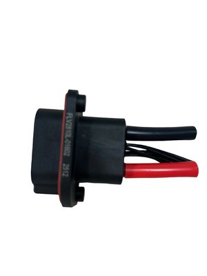 FLV2+8 Υβριδικό σύνδεσμο υψηλής ταχύτητας 80A 600VAC Μαύρο περίβλημα ABS για βιομηχανικά οχήματα