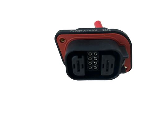 FLV2+8 Υβριδικό σύνδεσμο υψηλής ταχύτητας 80A 600VAC Μαύρο περίβλημα ABS για βιομηχανικά οχήματα