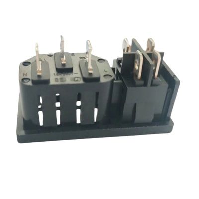 15A 250V Πίνακα Mount IEC C14 Συσκευή εισόδου με διακόπτη σχήματος σκάφους