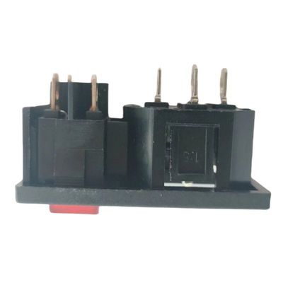 15A 250V Πίνακα Mount IEC C14 Συσκευή εισόδου με διακόπτη σχήματος σκάφους