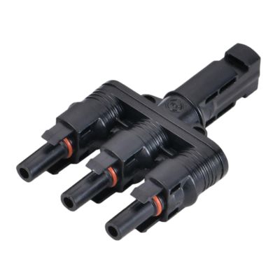Neopower MC4 One-in-Three Plug & Socket – IP67 Waterproof 3-Way Solar Branch Connector for Photovoltaic Systems