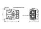 Πιστοποίηση IEC δύο αδιάβροχη συνδετήρων μπαταριών σωστής γωνίας καρφιτσών
